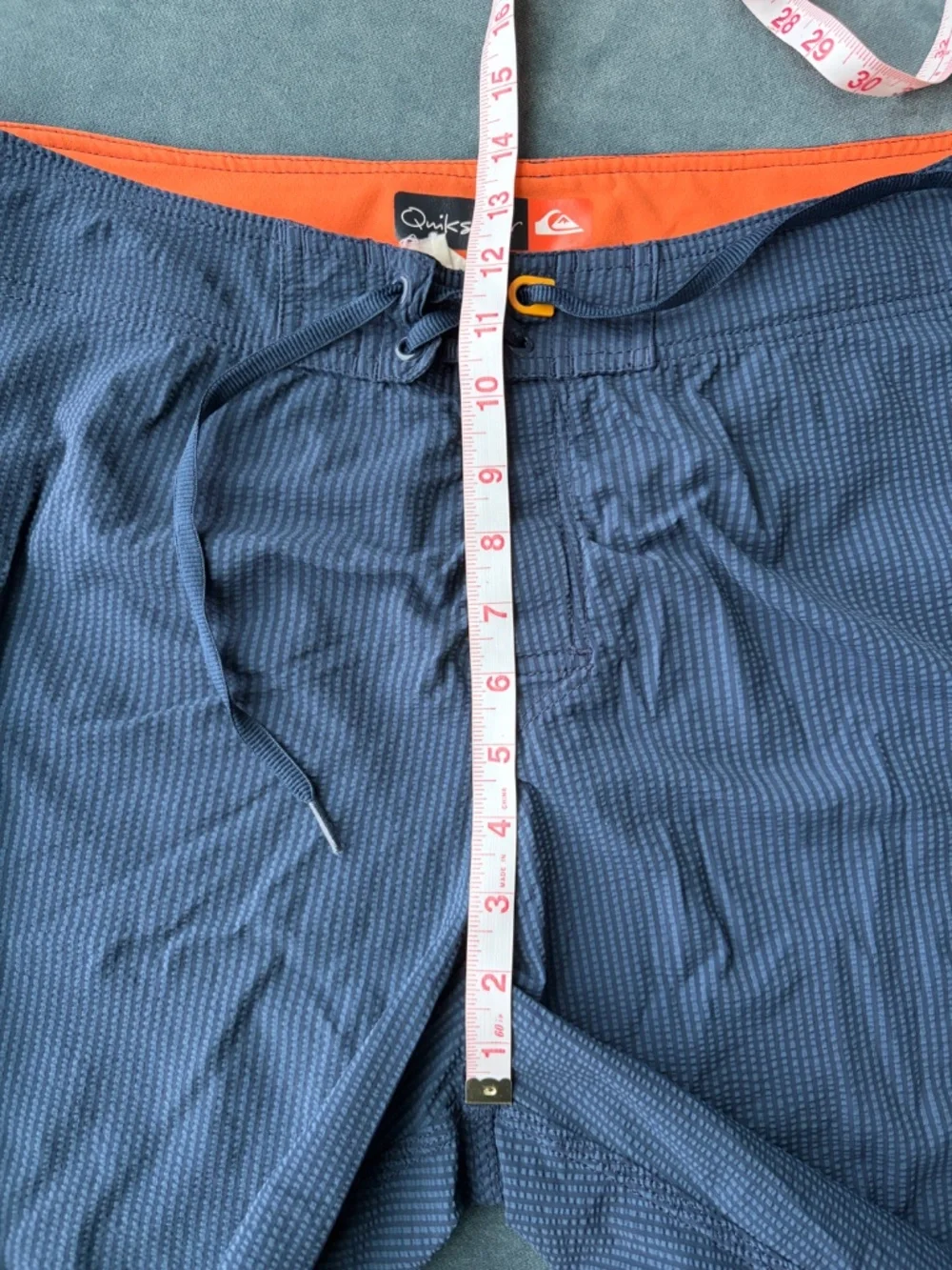 Quiksilver men Boardshorts seersucker Navy Blue